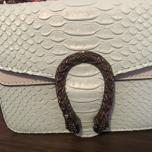 Blue mini crossbody bag - Picture 1 of 4